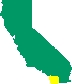 California map with air basin